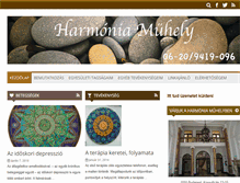 Tablet Screenshot of harmoniamuhely.hu